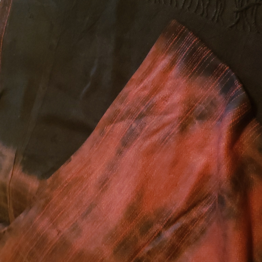 Black & Rust pashmina - Picture 3 of 3
